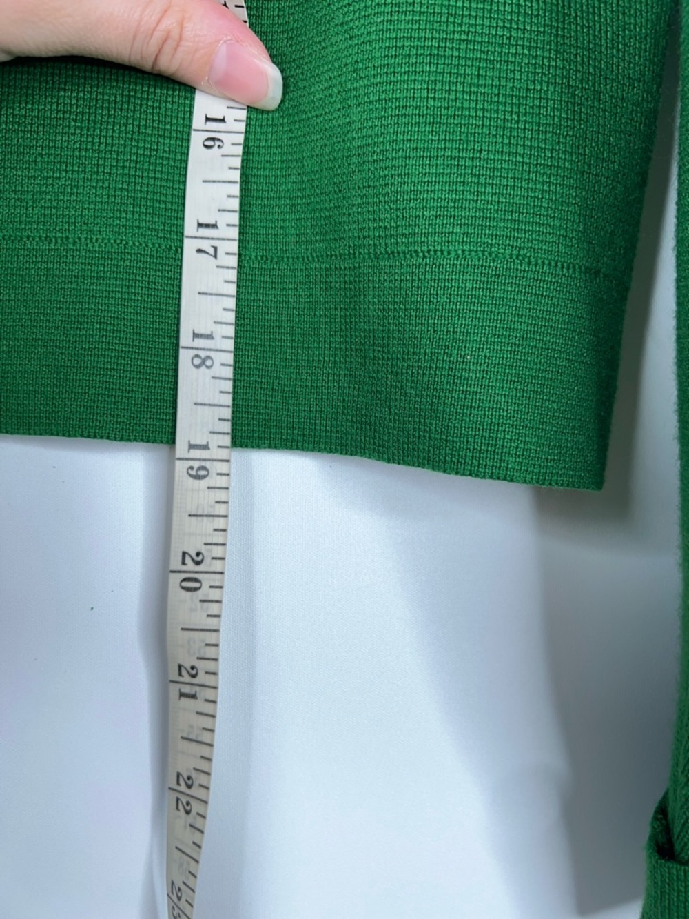 Sezane Betty Cardigan Jacket Bright Green Button-Front Merino Wool Size XS - Picture 11 of 11